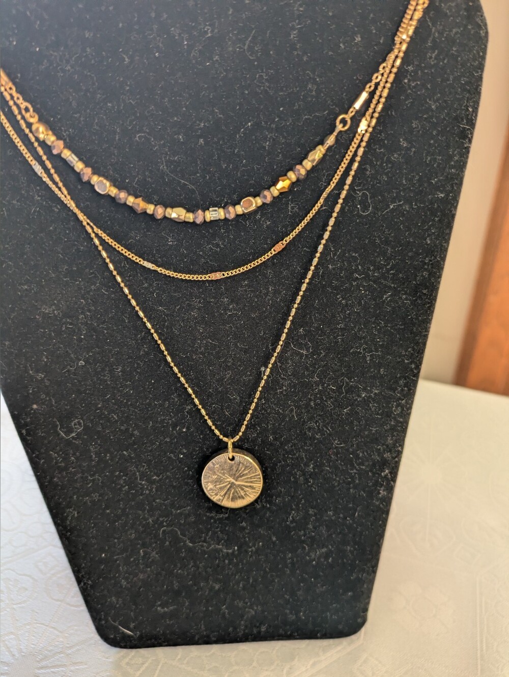 Goldtone Layered Necklace